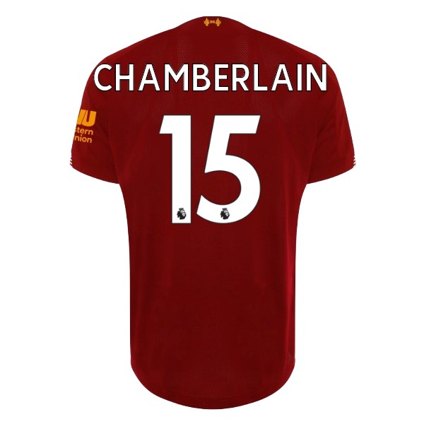 Camiseta Liverpool NO.15 Chamberlain 1ª Kit 2019 2020 Rojo